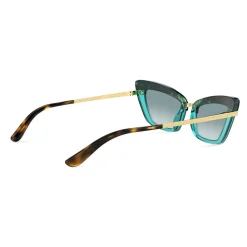 Dolce & Gabbana Eyewear Dolce & Gabbana - Half Print Sunglasses - Havana Turquoise - Dolce & Gabbana Eyewear - Avvenice^ Sunglasses & Eyewear