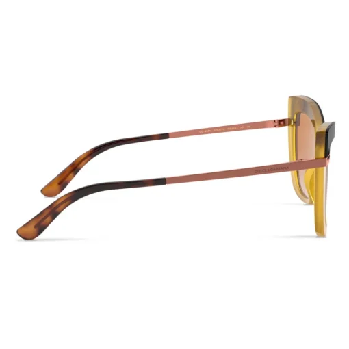 Dolce & Gabbana Eyewear Dolce & Gabbana - Half Print Sunglasses - Havana Orange - Dolce & Gabbana Eyewear - Avvenice^ Sunglasses & Eyewear