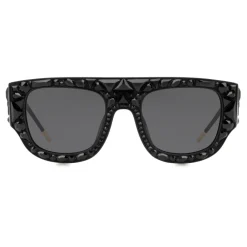 Dolce & Gabbana Eyewear Dolce & Gabbana - King Domenico Sunglasses - Black with Black Crystals - Dolce & Gabbana Eyewear - Avvenice