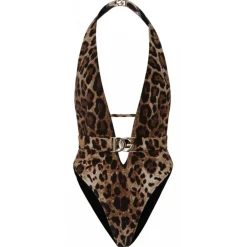 Dolce & Gabbana Dolce & Gabbana - Leopard Print Swimsuit - Dolce & Gabbana Exclusive Luxury Collection - Avvenice