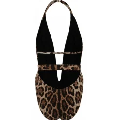 Dolce & Gabbana Dolce & Gabbana - Leopard Print Swimsuit - Dolce & Gabbana Exclusive Luxury Collection - Avvenice