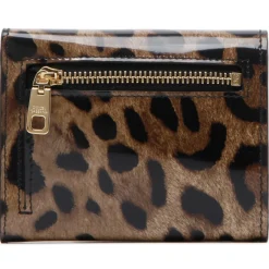 Dolce & Gabbana Dolce & Gabbana - Leopard Print Calf Skin Bi Fold Wallet - Dolce & Gabbana Exclusive Luxury Collection - Avvenice