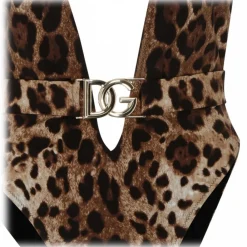 Dolce & Gabbana Dolce & Gabbana - Leopard Print Swimsuit - Dolce & Gabbana Exclusive Luxury Collection - Avvenice