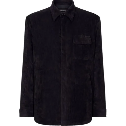 Dolce & Gabbana Dolce & Gabbana - Lined Corduroy Shirt - Dolce & Gabbana Exclusive Luxury Collection - Avvenice^ Shirts