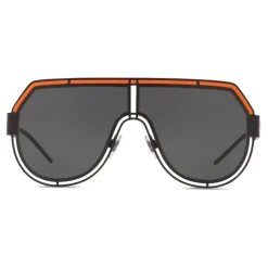Dolce & Gabbana Eyewear Dolce & Gabbana - Mask Sunglasses DG Logo - Black Orange - Dolce & Gabbana Eyewear - Avvenice