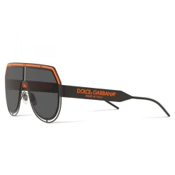 Dolce & Gabbana Eyewear Dolce & Gabbana - Mask Sunglasses DG Logo - Black Orange - Dolce & Gabbana Eyewear - Avvenice