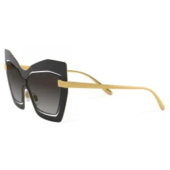 Dolce & Gabbana Eyewear Dolce & Gabbana - Mask Sunglasses Plaque Logo - Black - Dolce & Gabbana Eyewear - Avvenice