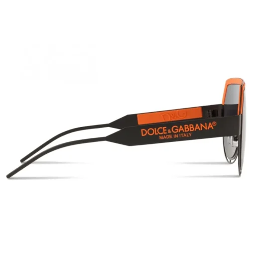 Dolce & Gabbana Eyewear Dolce & Gabbana - Mask Sunglasses DG Logo - Black Orange - Dolce & Gabbana Eyewear - Avvenice