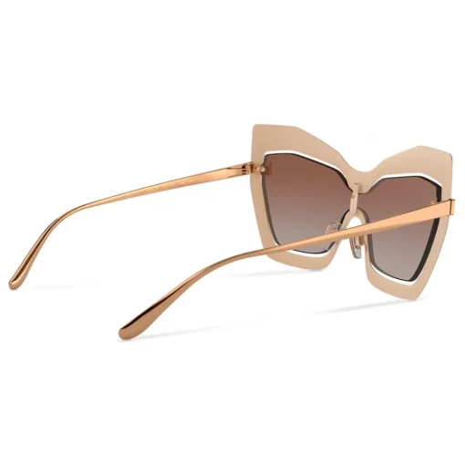 Dolce & Gabbana Eyewear Dolce & Gabbana - Mask Sunglasses Plaque Logo - Matt Pink - Dolce & Gabbana Eyewear - Avvenice^ Sunglasses & Eyewear