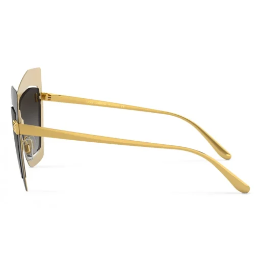 Dolce & Gabbana Eyewear Dolce & Gabbana - Mask Sunglasses Plaque Logo - Black - Dolce & Gabbana Eyewear - Avvenice