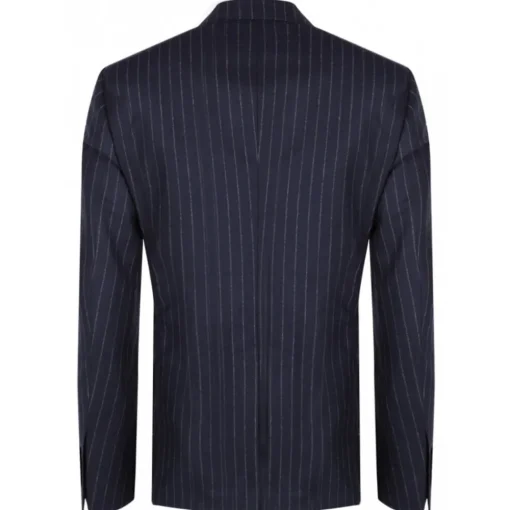 Dolce & Gabbana Dolce & Gabbana - Navy Blue Pinstripe Jacket - Dolce & Gabbana Exclusive Luxury Collection - Avvenice^ Jackets