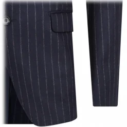 Dolce & Gabbana Dolce & Gabbana - Navy Blue Pinstripe Jacket - Dolce & Gabbana Exclusive Luxury Collection - Avvenice^ Jackets
