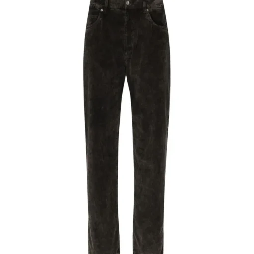 Dolce & Gabbana Dolce & Gabbana - Oversize Velvet Pants - Dolce & Gabbana Exclusive Luxury Collection - Avvenice^ Trousers
