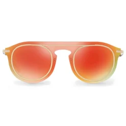 Dolce & Gabbana Eyewear Dolce & Gabbana - Panthos Sunglasses in Acetate and Metal - Red Mirror - Dolce & Gabbana Eyewear - Avvenice
