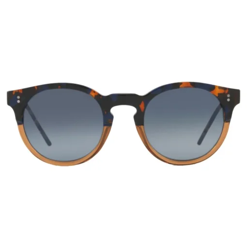Dolce & Gabbana Eyewear Dolce & Gabbana - Panthos Sunglasses with Keyhole Bridge - Blue Havana and Brown - Dolce & Gabbana Eyewear - Avvenice^ Sunglasses & Eyewear