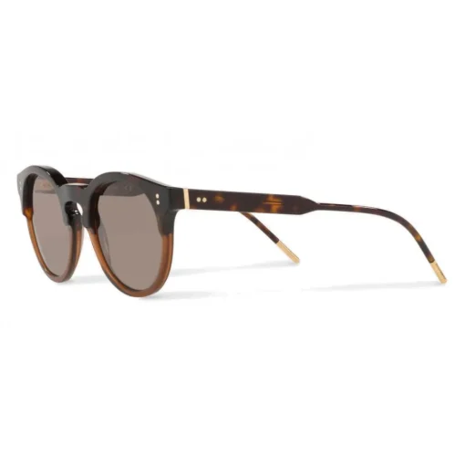 Dolce & Gabbana Eyewear Dolce & Gabbana - Panthos Sunglasses with Keyhole Bridge - Havana Transparent Brown - Dolce & Gabbana Eyewear - Avvenice