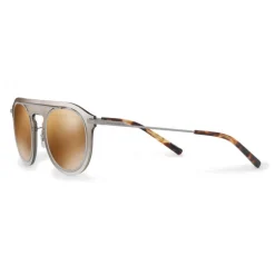 Dolce & Gabbana Eyewear Dolce & Gabbana - Panthos Sunglasses in Acetate and Metal - Gold Mirror - Dolce & Gabbana Eyewear - Avvenice^ Sunglasses & Eyewear