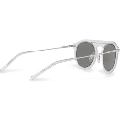 Dolce & Gabbana Eyewear Dolce & Gabbana - Panthos Sunglasses in Acetate and Metal - Transparent - Dolce & Gabbana Eyewear - Avvenice^ Sunglasses & Eyewear