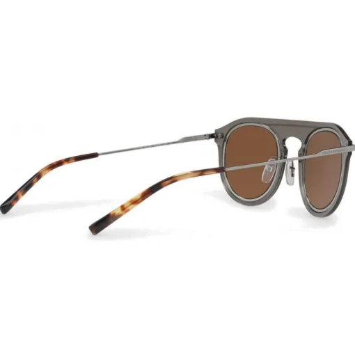 Dolce & Gabbana Eyewear Dolce & Gabbana - Panthos Sunglasses in Acetate and Metal - Gold Mirror - Dolce & Gabbana Eyewear - Avvenice^ Sunglasses & Eyewear
