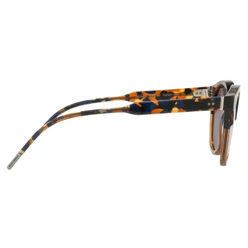 Dolce & Gabbana Eyewear Dolce & Gabbana - Panthos Sunglasses with Keyhole Bridge - Blue Havana and Brown - Dolce & Gabbana Eyewear - Avvenice^ Sunglasses & Eyewear
