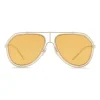 Dolce & Gabbana Eyewear Dolce & Gabbana - Pilot Sunglasses with Metallic Profile - Light Shiny Gold - Dolce & Gabbana Eyewear - Avvenice