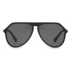 Dolce & Gabbana Eyewear Dolce & Gabbana - Pilot Acetate Sunglasses with Key Bridge - Black - Dolce & Gabbana Eyewear - Avvenice