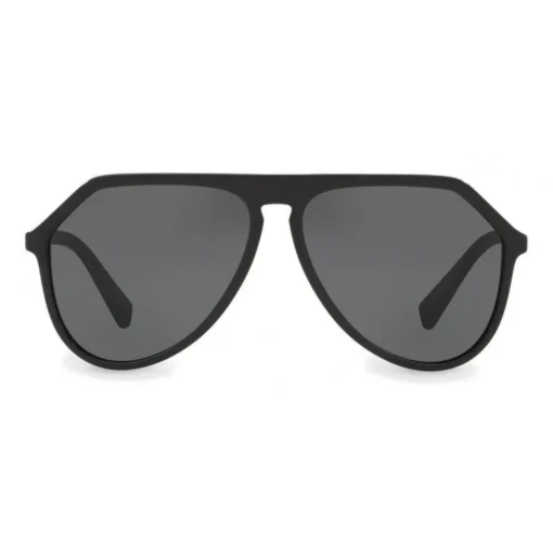 Dolce & Gabbana Eyewear Dolce & Gabbana - Pilot Acetate Sunglasses with Key Bridge - Black - Dolce & Gabbana Eyewear - Avvenice