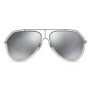 Dolce & Gabbana Eyewear Dolce & Gabbana - Pilot Sunglasses with Metallic Profile - Shiny Grey Gun - Dolce & Gabbana Eyewear - Avvenice