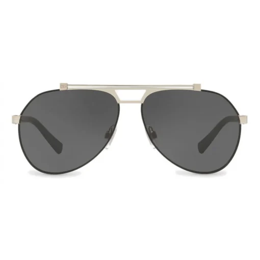 Dolce & Gabbana Eyewear Dolce & Gabbana - Pilot Sunglasses in Shiny Metal - Black Matt - Dolce & Gabbana Eyewear - Avvenice^ Sunglasses & Eyewear