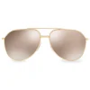 Dolce & Gabbana Eyewear Dolce & Gabbana - Pilot Sunglasses in Gold Plated Metal - Plated Gold - Dolce & Gabbana Eyewear - Avvenice^ Sunglasses & Eyewear