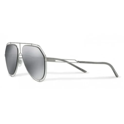 Dolce & Gabbana Eyewear Dolce & Gabbana - Pilot Sunglasses with Metallic Profile - Shiny Grey Gun - Dolce & Gabbana Eyewear - Avvenice