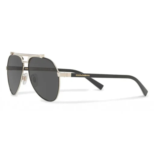 Dolce & Gabbana Eyewear Dolce & Gabbana - Pilot Sunglasses in Shiny Metal - Black Matt - Dolce & Gabbana Eyewear - Avvenice^ Sunglasses & Eyewear