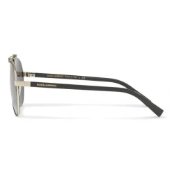 Dolce & Gabbana Eyewear Dolce & Gabbana - Pilot Sunglasses in Shiny Metal - Black Matt - Dolce & Gabbana Eyewear - Avvenice^ Sunglasses & Eyewear