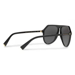 Dolce & Gabbana Eyewear Dolce & Gabbana - Pilot Acetate Sunglasses with Key Bridge - Black - Dolce & Gabbana Eyewear - Avvenice