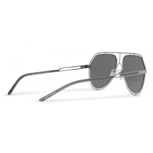 Dolce & Gabbana Eyewear Dolce & Gabbana - Pilot Sunglasses with Metallic Profile - Shiny Grey Gun - Dolce & Gabbana Eyewear - Avvenice