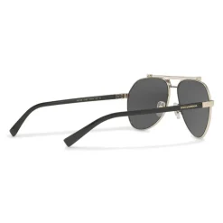 Dolce & Gabbana Eyewear Dolce & Gabbana - Pilot Sunglasses in Shiny Metal - Black Matt - Dolce & Gabbana Eyewear - Avvenice^ Sunglasses & Eyewear