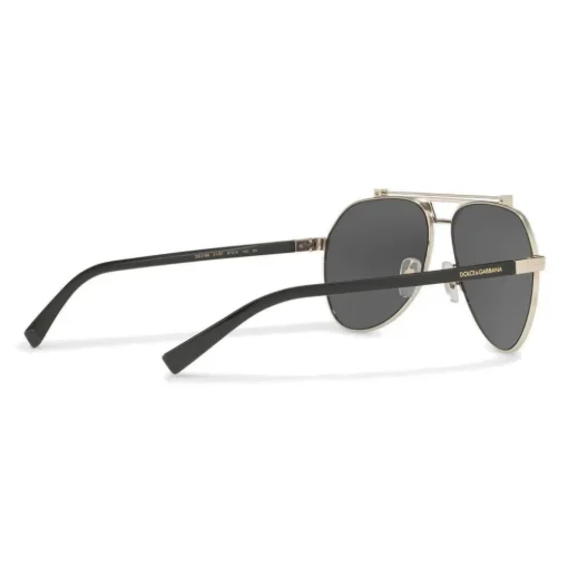 Dolce & Gabbana Eyewear Dolce & Gabbana - Pilot Sunglasses in Shiny Metal - Black Matt - Dolce & Gabbana Eyewear - Avvenice^ Sunglasses & Eyewear