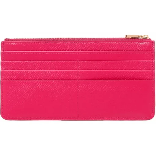 Dolce & Gabbana Dolce & Gabbana - Pink Logo Plaque Wallet - Dolce & Gabbana Exclusive Luxury Collection - Avvenice
