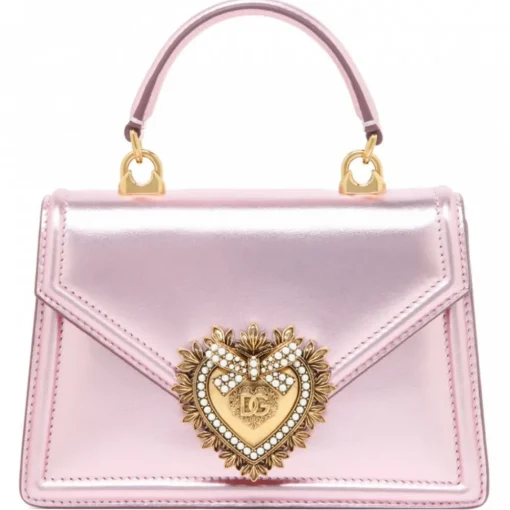 Dolce & Gabbana Dolce & Gabbana - Pink Small Devotion Bag - Dolce & Gabbana Exclusive Luxury Collection - Avvenice^ Bags