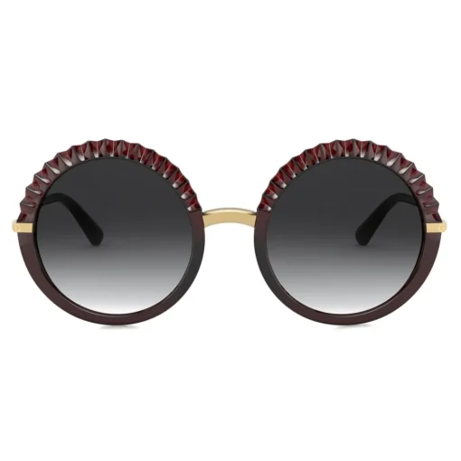 Dolce & Gabbana Eyewear Dolce & Gabbana - Plisse Sunglasses - Burgundy - Dolce & Gabbana Eyewear - Avvenice