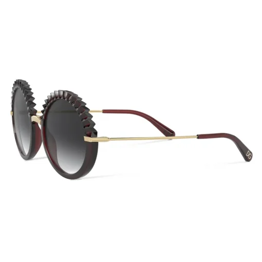 Dolce & Gabbana Eyewear Dolce & Gabbana - Plisse Sunglasses - Burgundy - Dolce & Gabbana Eyewear - Avvenice