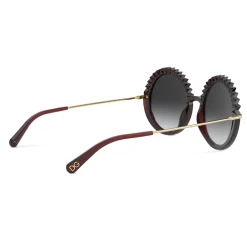 Dolce & Gabbana Eyewear Dolce & Gabbana - Plisse Sunglasses - Burgundy - Dolce & Gabbana Eyewear - Avvenice