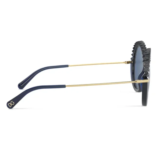 Dolce & Gabbana Eyewear Dolce & Gabbana - Plisse Sunglasses - Blue - Dolce & Gabbana Eyewear - Avvenice