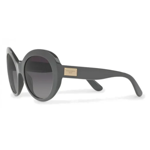 Dolce & Gabbana Eyewear Dolce & Gabbana - Round Sunglasses in Acetate - Gray - Dolce & Gabbana Eyewear - Avvenice^ Sunglasses & Eyewear