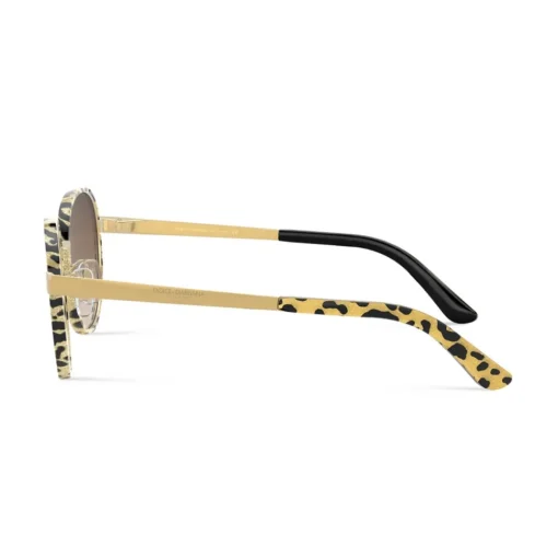Dolce & Gabbana Eyewear Dolce & Gabbana - Round Sunglasses Print Family - Leo Glitter - Dolce & Gabbana Eyewear - Avvenice^ Sunglasses & Eyewear