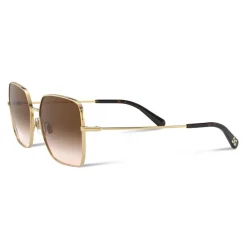 Dolce & Gabbana Eyewear Dolce & Gabbana - Slim Sunglasses - Gold Brown - Dolce & Gabbana Eyewear - Avvenice