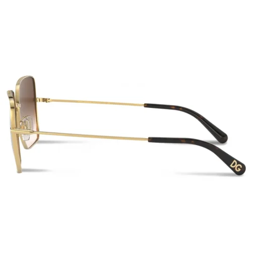 Dolce & Gabbana Eyewear Dolce & Gabbana - Slim Sunglasses - Gold Brown - Dolce & Gabbana Eyewear - Avvenice