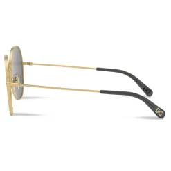 Dolce & Gabbana Eyewear Dolce & Gabbana - Slim Sunglasses - Gold Grey - Dolce & Gabbana Eyewear - Avvenice