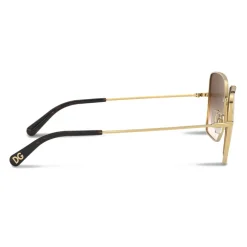 Dolce & Gabbana Eyewear Dolce & Gabbana - Slim Sunglasses - Gold Brown - Dolce & Gabbana Eyewear - Avvenice