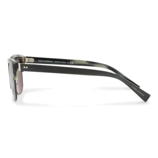 Dolce & Gabbana Eyewear Dolce & Gabbana - Square Sunglasses in Acetate and Metal - Blue Silver Striped - Dolce & Gabbana Eyewear - Avvenice